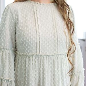Dainty Jewels Beautiful Beginnings Sage Dress